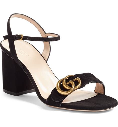 nordstrom gucci marmont sandal|Gucci Marmont ankle strap sandals.